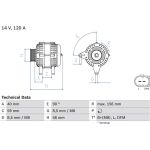 Lichtmaschine 0 986 041 860