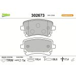 Valeo Bremsbelagsatz 302673