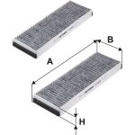 FILTRON Filter, Innenraumluft K 1162A-2x FILTRON Filter, Innenraumluft K 1162A-2x