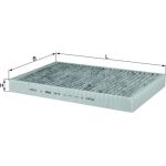 LAK 46 MAHLE Innenraumfilter 46, Aktivkohlefilter, 307 x 194 x 30 mm – u. a. für Audi A6 C5 (4B2, 4B4), A6 C4 Avant (4A5), A6 C4 (4A2) – OE Nummer 4A0819430A - l LAK 46 MAHLE Innenraumfilter 46, Aktivkohlefilter, 307 x 194 x 30 mm – u. a. für Audi A6 C5 (4B2, 4B4), A6 C4 Avant (4A5), A6 C4 (4A2) – OE Nummer 4A0819430A - l