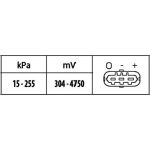 HELLA Sensor, Ladedruck 6PP 009 400-451 HELLA Sensor, Ladedruck 6PP 009 400-451