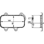 MAHLE Ölkühler, Motoröl CLC 39 000P MAHLE Ölkühler, Motoröl CLC 39 000P