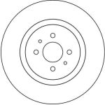 TRW Bremsscheibe DF4071 TRW Bremsscheibe DF4071