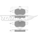TOMEX brakes Bremsbelagsatz, Scheibenbremse TX 13-04 TOMEX brakes Bremsbelagsatz, Scheibenbremse TX 13-04