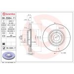 BREMBO Bremsscheibe 09.E954.11 BREMBO Bremsscheibe 09.E954.11