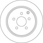 85 482 029 Bremsscheibe HA DF4353 85 482 029 Bremsscheibe HA DF4353