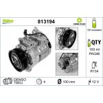 VALEO Kompressor, Klimaanlage 813194 VALEO Kompressor, Klimaanlage 813194