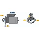 Bosch Anlasser 0001115045 Bosch Anlasser 0001115045