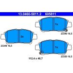 Bremsbelagsatz Toyota P. Yaris 1,0-1,3/1,4 D-4D 99-04 13.0460-5811.2 Bremsbelagsatz Toyota P. Yaris 1,0-1,3/1,4 D-4D 99-04 13.0460-5811.2