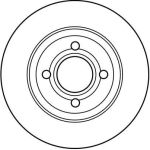 Bremsscheibe Vw P. A80 1.6 DF2597 Bremsscheibe Vw P. A80 1.6 DF2597