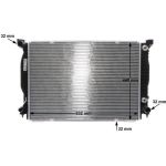 MAHLE Kühler, Motorkühlung CR 424 000S MAHLE Kühler, Motorkühlung CR 424 000S