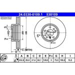 Bremsscheibe Bmw P. X3/X5 3.0-4.4 00-10 Power Disc 24.0330-0109.1 Bremsscheibe Bmw P. X3/X5 3.0-4.4 00-10 Power Disc 24.0330-0109.1