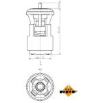 Thermostat, Kühlmittel 725133 Thermostat, Kühlmittel 725133