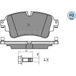 Bremsbelagsatz, Scheibenbremse 025 223 0817/PD