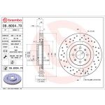 Brembo Bremsscheibe Vorderachse Xtra 09.8004.7X