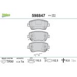 Valeo Bremsbelagsatz 598847
