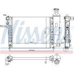 Nissens Wasserkühler PKW 63522 Nissens Wasserkühler PKW 63522