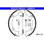 ATE Bremsbackensatz Feststellbremse 03.0137-4014.2 ATE Bremsbackensatz Feststellbremse 03.0137-4014.2