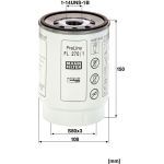 MANN-FILTER Kraftstofffilter LKW PL 270/1 x MANN-FILTER Kraftstofffilter LKW PL 270/1 x