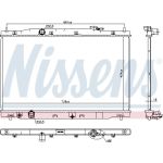 Nissens Wasserkühler PKW 606444 Nissens Wasserkühler PKW 606444