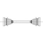 CIFAM Antriebswelle 655-001 CIFAM Antriebswelle 655-001