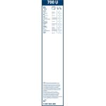 Bosch Wischerblatt 700U 3397004489 Bosch Wischerblatt 700U 3397004489