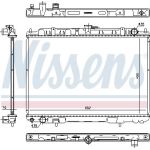 Nissens Wasserkühler PKW 606161 Nissens Wasserkühler PKW 606161