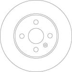 Bremsscheibe Opel T. Meriva DF4344 Bremsscheibe Opel T. Meriva DF4344