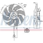 Nissens Kühlerlüfter PKW 85806 Nissens Kühlerlüfter PKW 85806