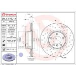 BREMBO Bremsscheibe 09.C116.1X BREMBO Bremsscheibe 09.C116.1X