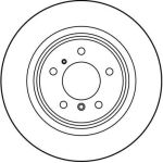 TRW Bremsscheibe BMW E38 94 DF1597 TRW Bremsscheibe BMW E38 94 DF1597