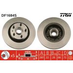 TRW Bremsscheibe DF1684S TRW Bremsscheibe DF1684S
