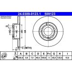 Bremsscheibe Vw T. Bora/Golf/Polo 97- Power Disc 24.0309-0123.1 Bremsscheibe Vw T. Bora/Golf/Polo 97- Power Disc 24.0309-0123.1
