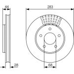 Bosch Bremsscheibe 0 986 479 091 Bosch Bremsscheibe 0 986 479 091