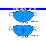 Bremsbelagsatz Bmw S. 5/6/7 08 13.0460-7267.2 Bremsbelagsatz Bmw S. 5/6/7 08 13.0460-7267.2