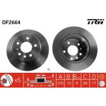TRW Bremsscheibe DF2664