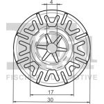 FA1 Befestigungsclip Zier-/Schutzleiste 11-40113.10 FA1 Befestigungsclip Zier-/Schutzleiste 11-40113.10