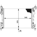 MAHLE Kühler, Motorkühlung CR 773 000P MAHLE Kühler, Motorkühlung CR 773 000P
