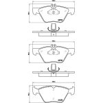 BREMBO Bremsklötze VA P 50 075 BREMBO Bremsklötze VA P 50 075