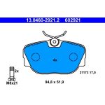 Bremsbelagsatz Bmw S. 3 1.6-2.7 82-94 13.0460-2921.2 Bremsbelagsatz Bmw S. 3 1.6-2.7 82-94 13.0460-2921.2