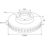 VALEO Bremsscheibe 186214 VALEO Bremsscheibe 186214