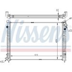 Nissens Wasserkühler PKW 64301A Nissens Wasserkühler PKW 64301A