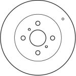 Bremsscheibe Toyota P. Yaris DF4163 Bremsscheibe Toyota P. Yaris DF4163
