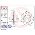 Bremsscheibe VA Xtra 09.A865.1X Bremsscheibe VA Xtra 09.A865.1X