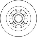 TRW Bremsscheibe DF4227 TRW Bremsscheibe DF4227