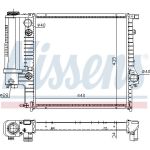 Nissens Wasserkühler PKW 60613A Nissens Wasserkühler PKW 60613A