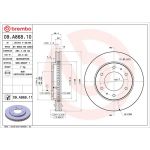 84 481 053 Bremsscheibe VA 09.A868.10 84 481 053 Bremsscheibe VA 09.A868.10