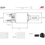 AS-PL Magnetschalter für Anlasser SS1016 AS-PL Magnetschalter für Anlasser SS1016