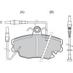 Valeo Bremsbelagsatz 598154 Valeo Bremsbelagsatz 598154