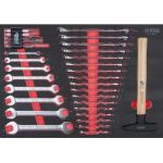 KS TOOLS SCS Schraubenschlüssel- und Hammersatz, metrisch, 31-teilig, Systemeinsatz 1/1 711.3031 KS TOOLS SCS Schraubenschlüssel- und Hammersatz, metrisch, 31-teilig, Systemeinsatz 1/1 711.3031